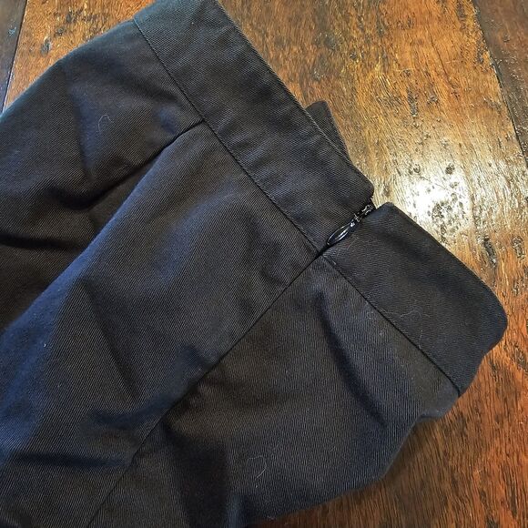 Black Mini Skirt Punk Buckle Pleated Detail Emo Scene Goth Skirt 26" waist - Picture 6 of 7